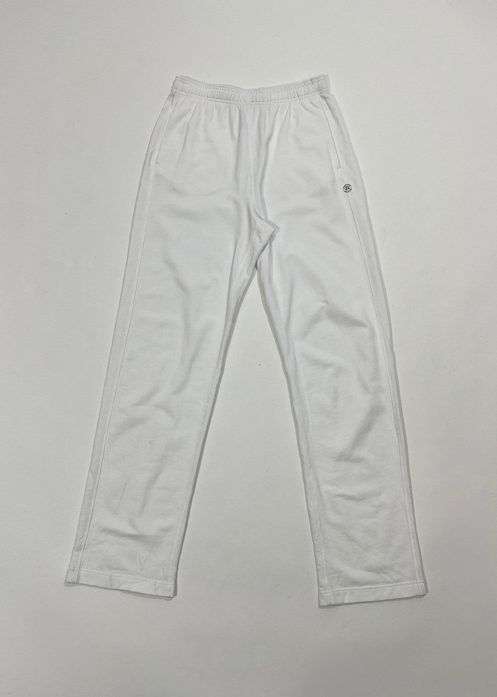 Midweight Straight Leg Sweatpant White / Size S