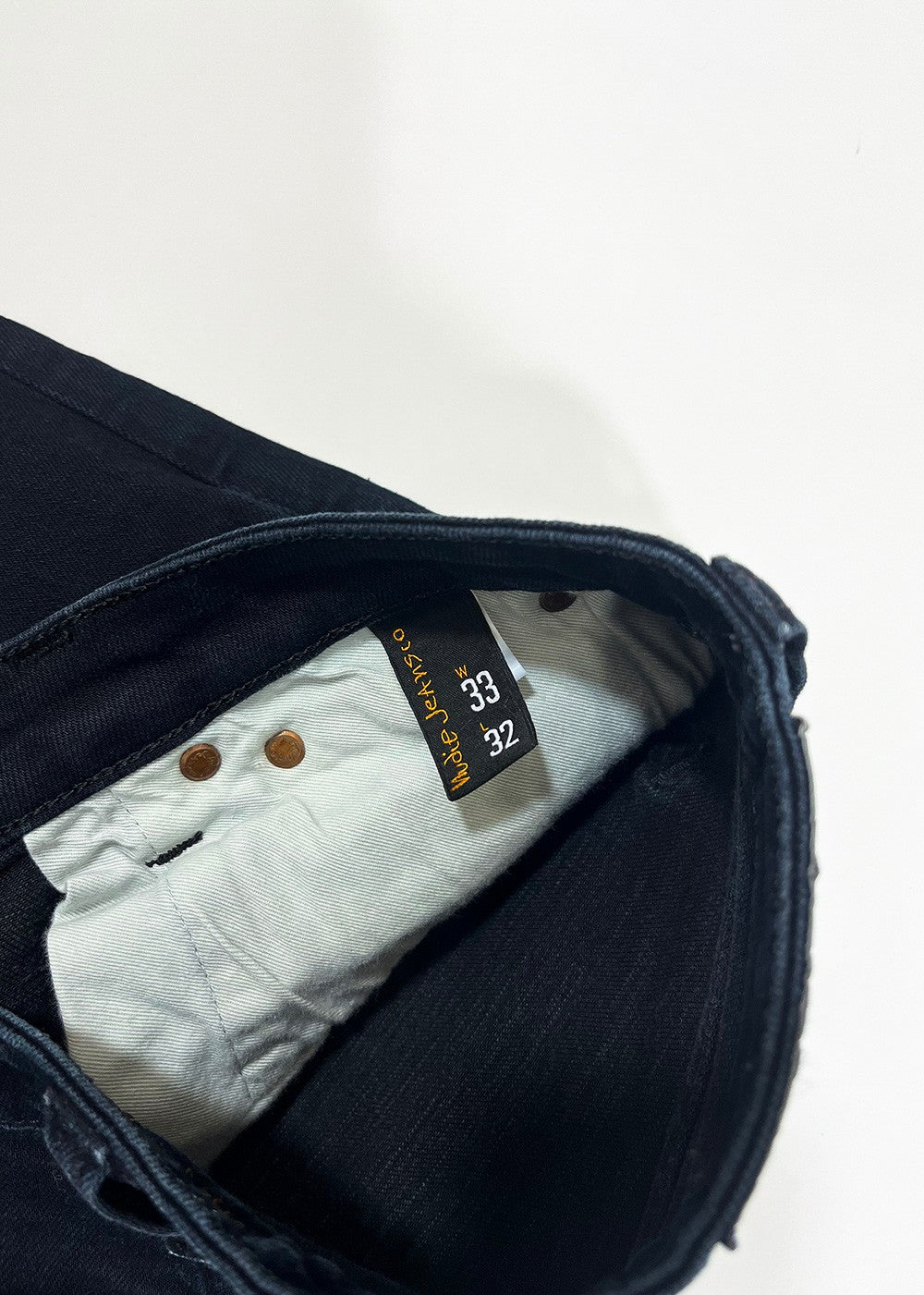 Skinny Lin Black Black Jean / Size 33