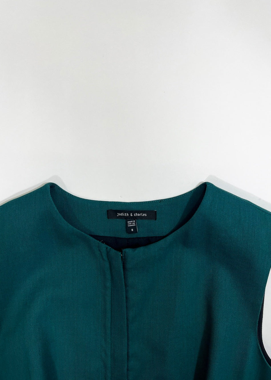 Belted Zip Front Dress / Size 8