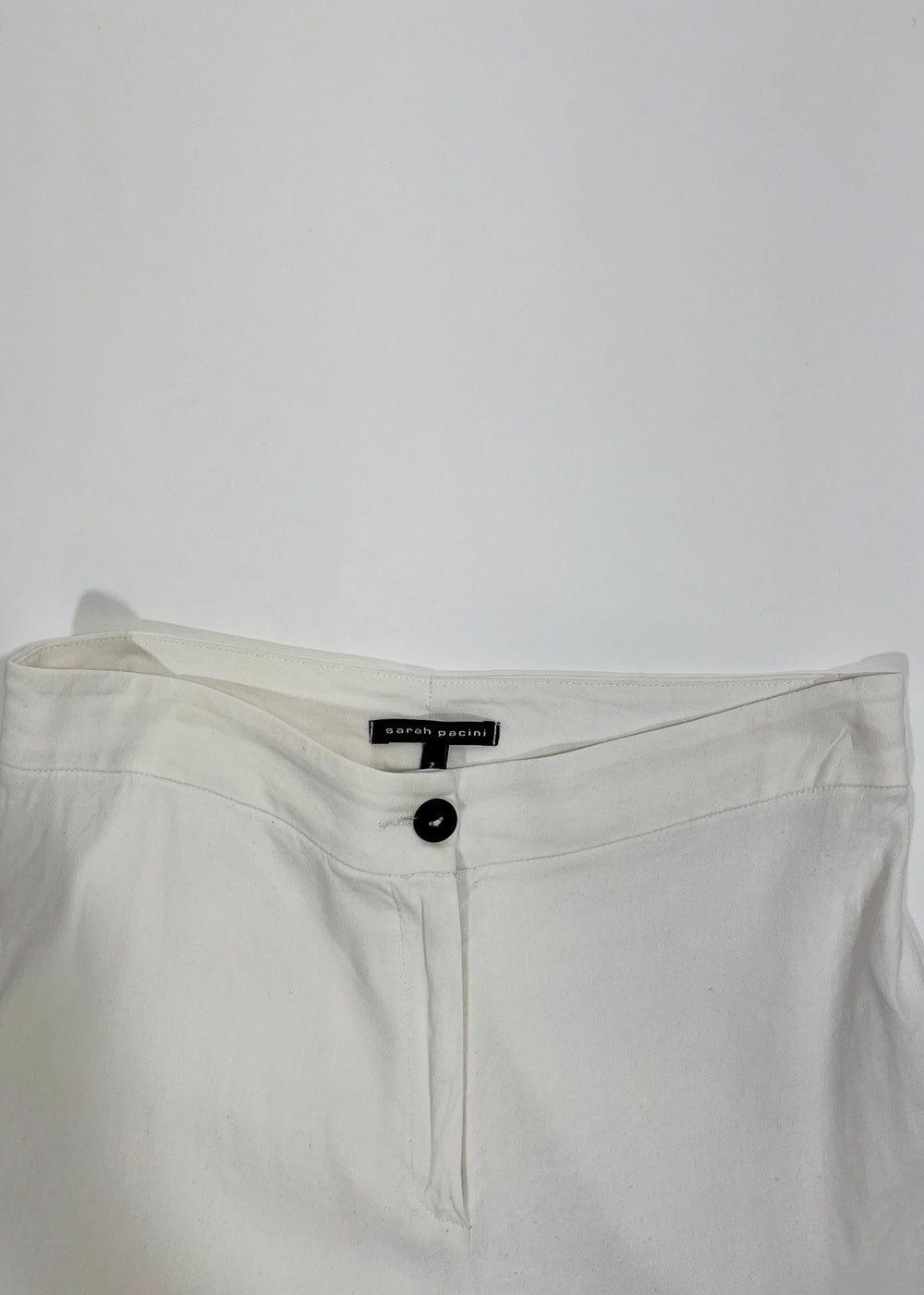 Wide Leg Linen Blend Pants / Size 1 (S)