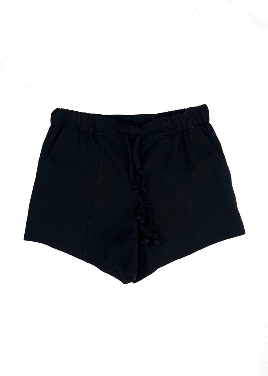 Black Organic Cotton Shorts / Size 38