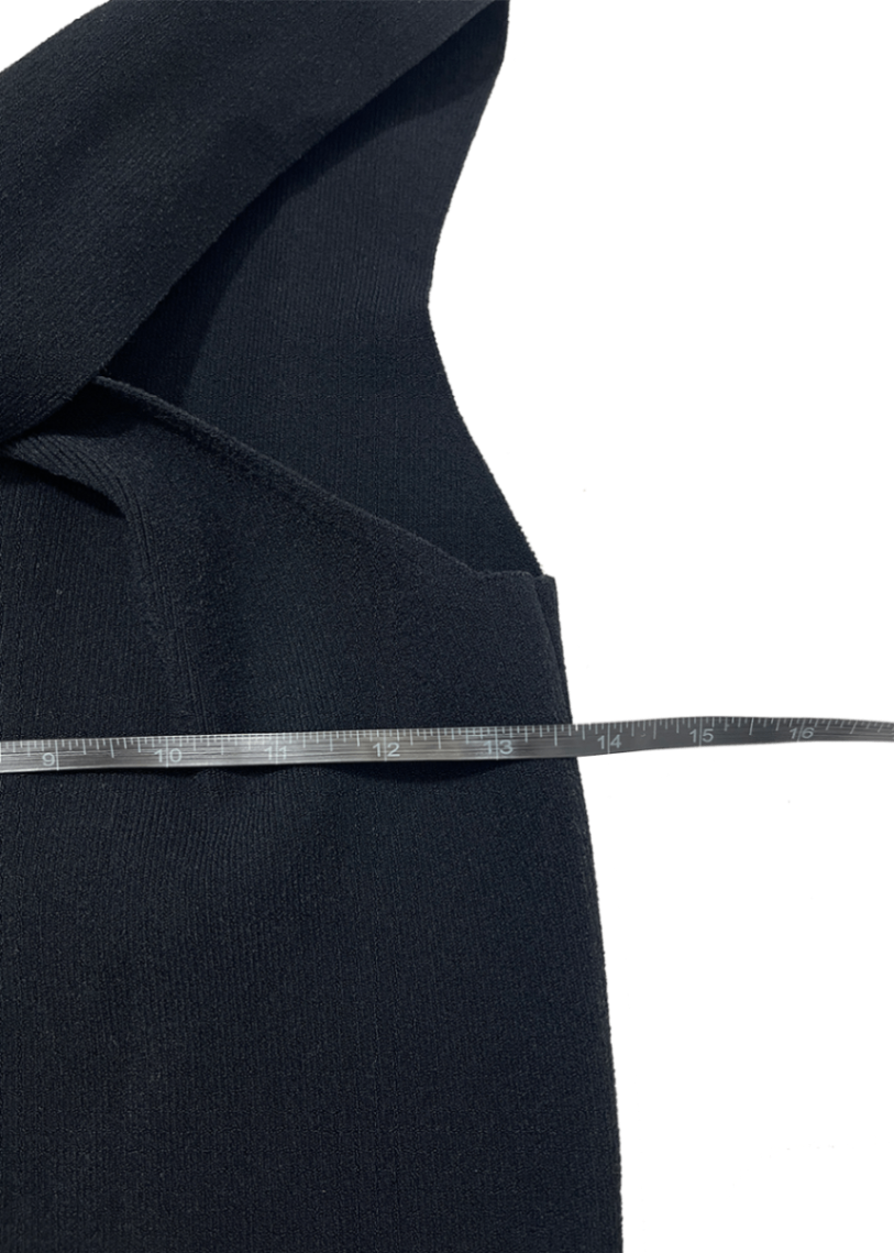 Twist Neck Halter Dress Black / Size M