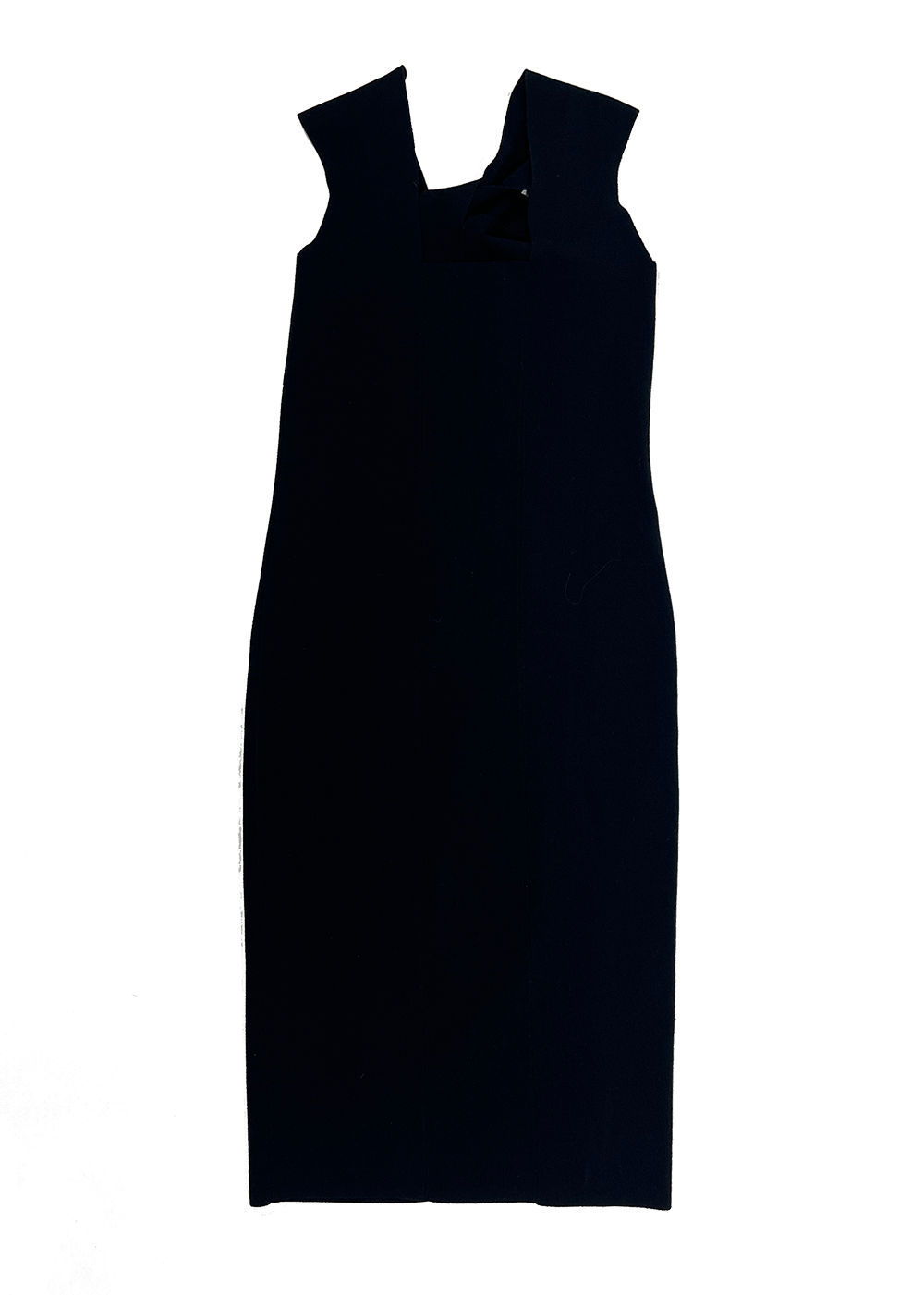 Twist Neck Halter Dress Black / Size M