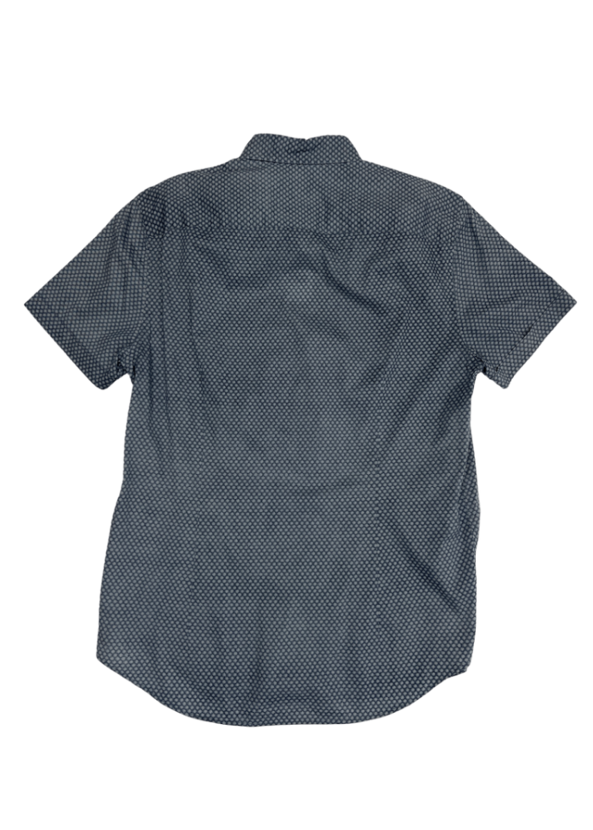 Spot Grey Short Sleeve Button Up / Size M