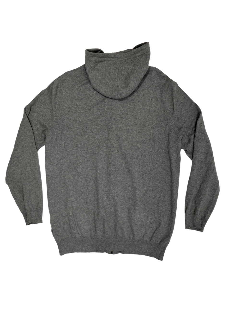 Zip Up Hoodie Sweatshirt Grey / Size XL