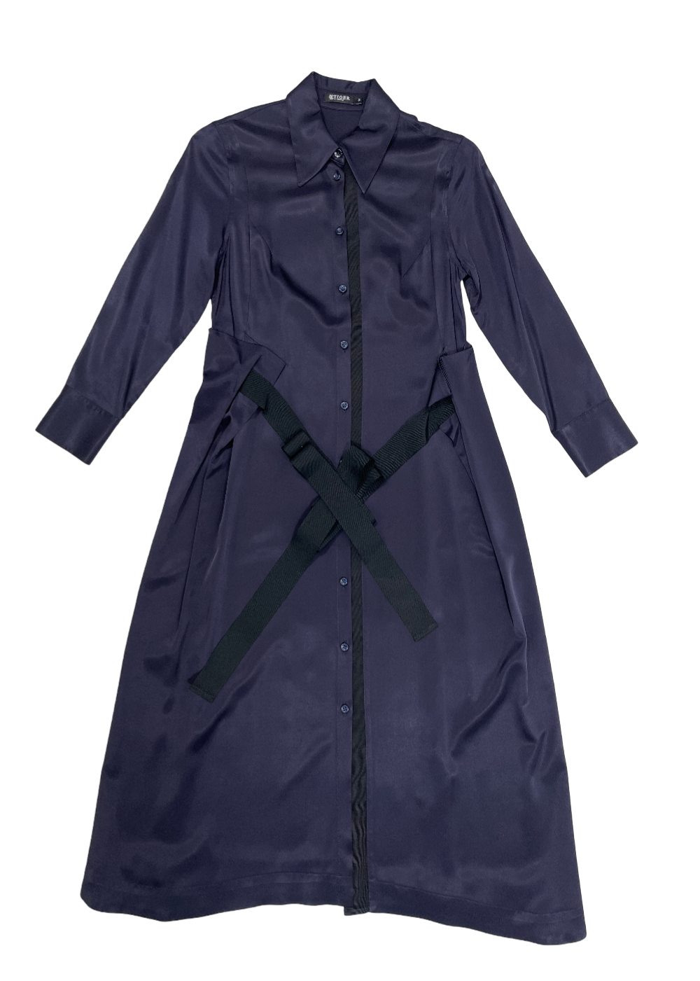 Sydberg Shirt Dress Navy / Size 34