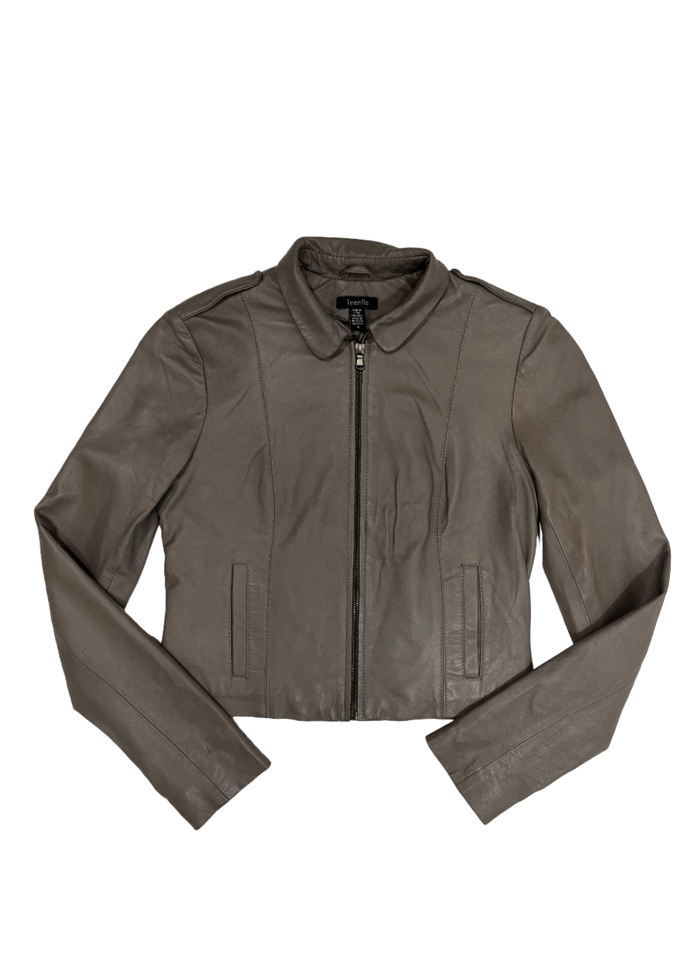 Leather Jacket Grey / Size 4