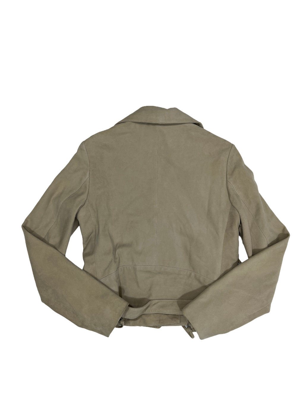 Suede Moto Jacket Beige / Size S