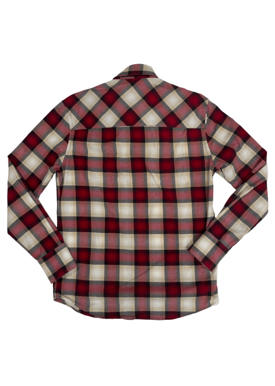 Johnny Western Plaid Button-Up Red / Size M