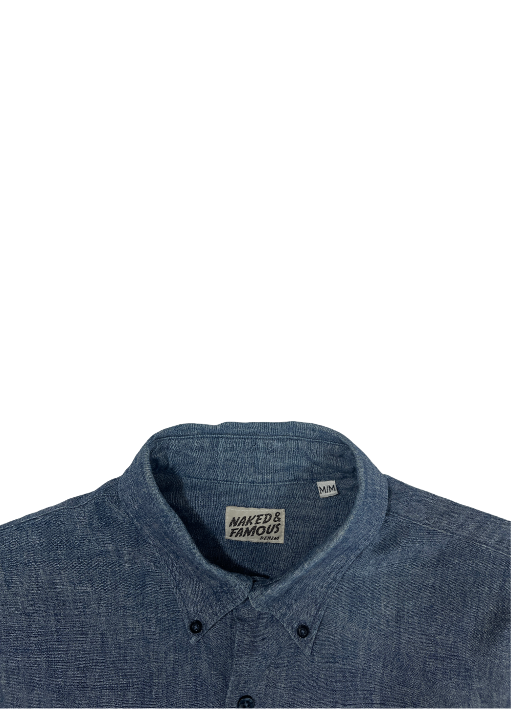 Easy Shirt 5oz Rinsed Blue Chambray / Size M