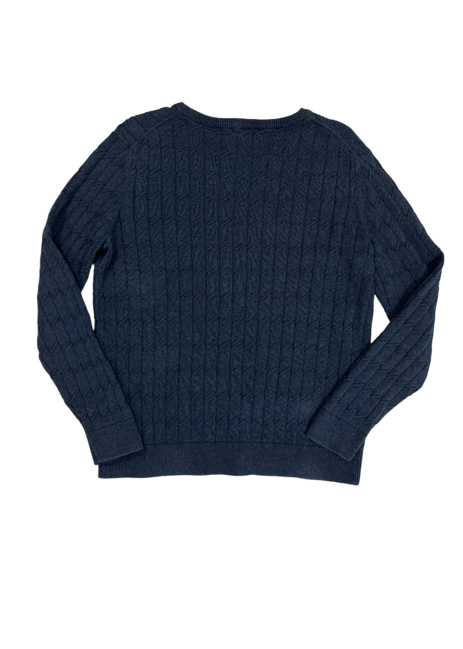Hugo Square Braid Crewneck Blue / Size XL