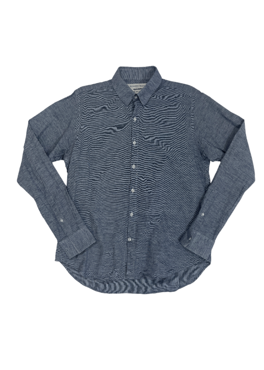 Dylan Long Sleeve Shirt Blue/Grey / Size L