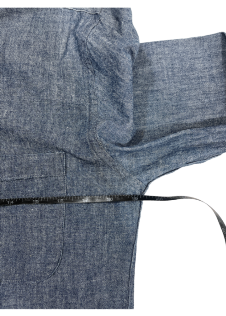 Easy Shirt 5oz Rinsed Blue Chambray / Size M