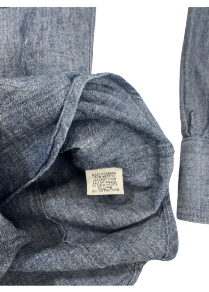 Easy Shirt 5oz Rinsed Blue Chambray / Size M