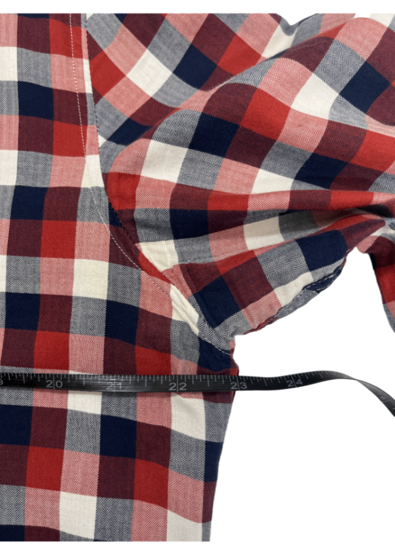 Blue/Red Check Shirt / Size XL