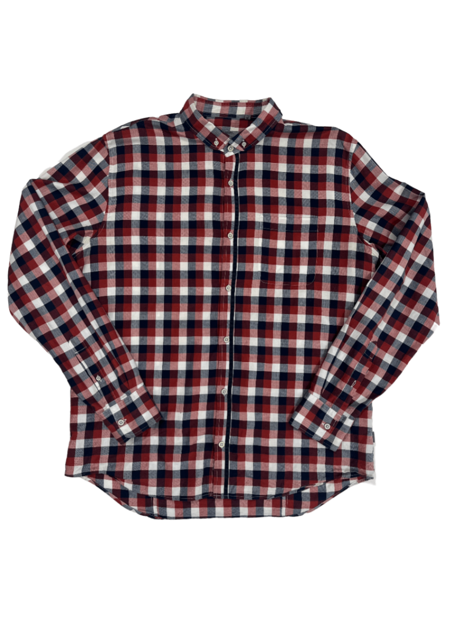 Blue/Red Check Shirt / Size XL