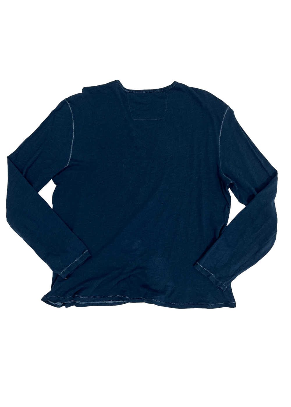 Long Sleeve Whipstitch T-Shirt Navy / Size L