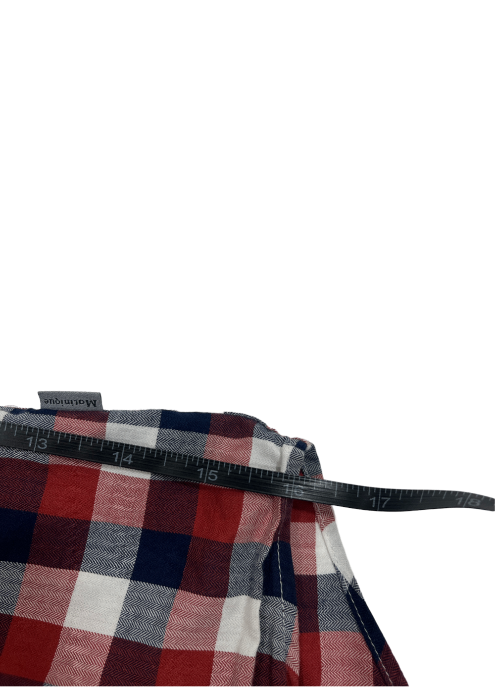Blue/Red Check Shirt / Size XL