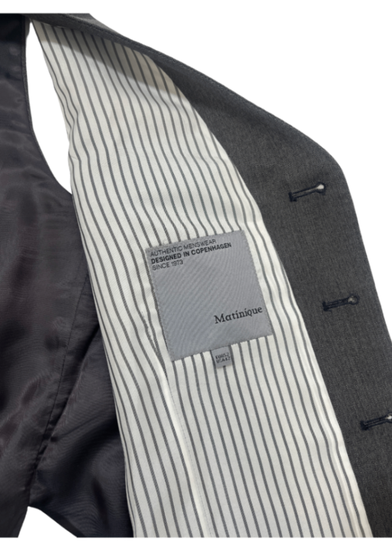 Grey Suit Vest / Size 42