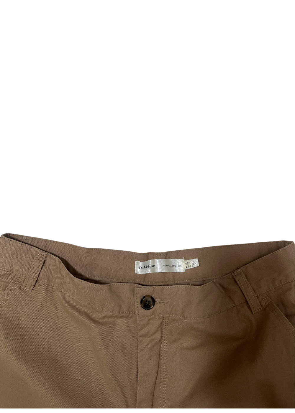 Straight Leg Cotton Chino Pant / Size 10