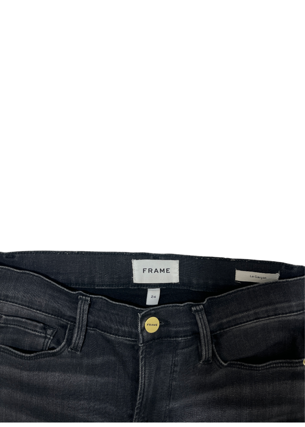 Le Garçon Jean Washed Black / Size 24