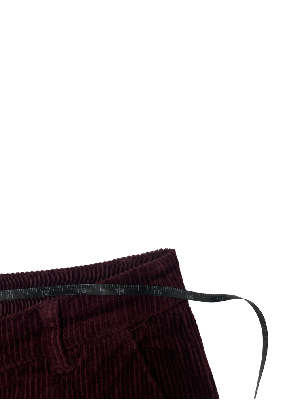 Misha Cropped Corduroy Pant Dark Red / Size 8