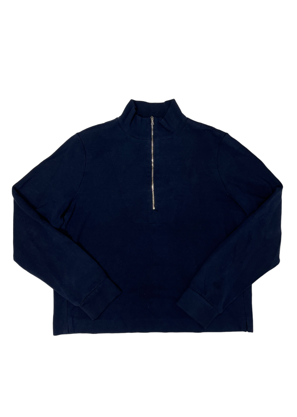 1/4 Zip Front Track Jacket Navy / Size 8