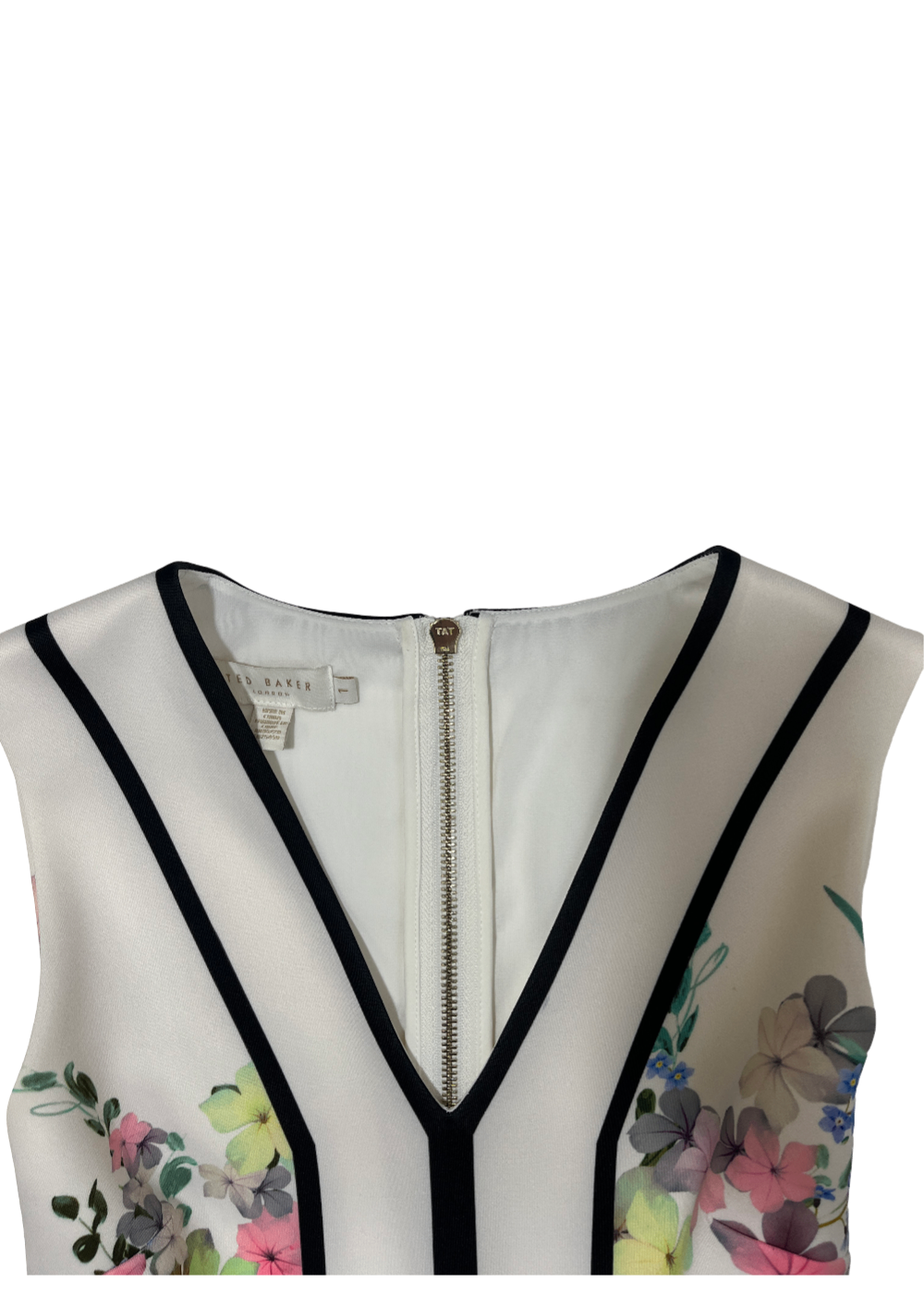 Solarh Floral Print Flare + Flare Dress / Size 1 (S)