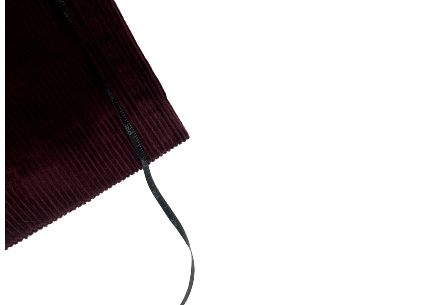 Misha Cropped Corduroy Pant Dark Red / Size 8