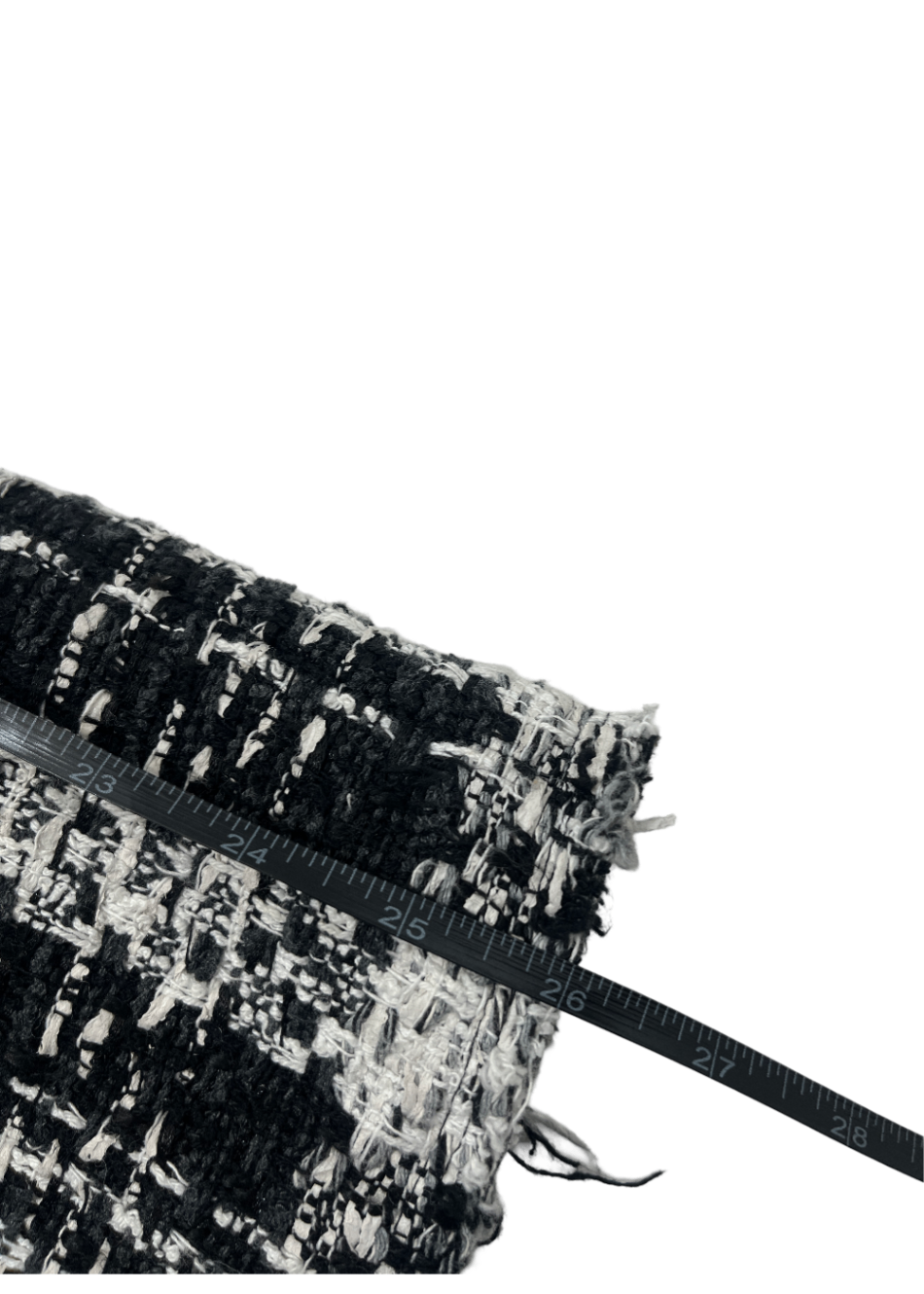 Sculpt U-Neck Black/White Tweed Dress / Size 4