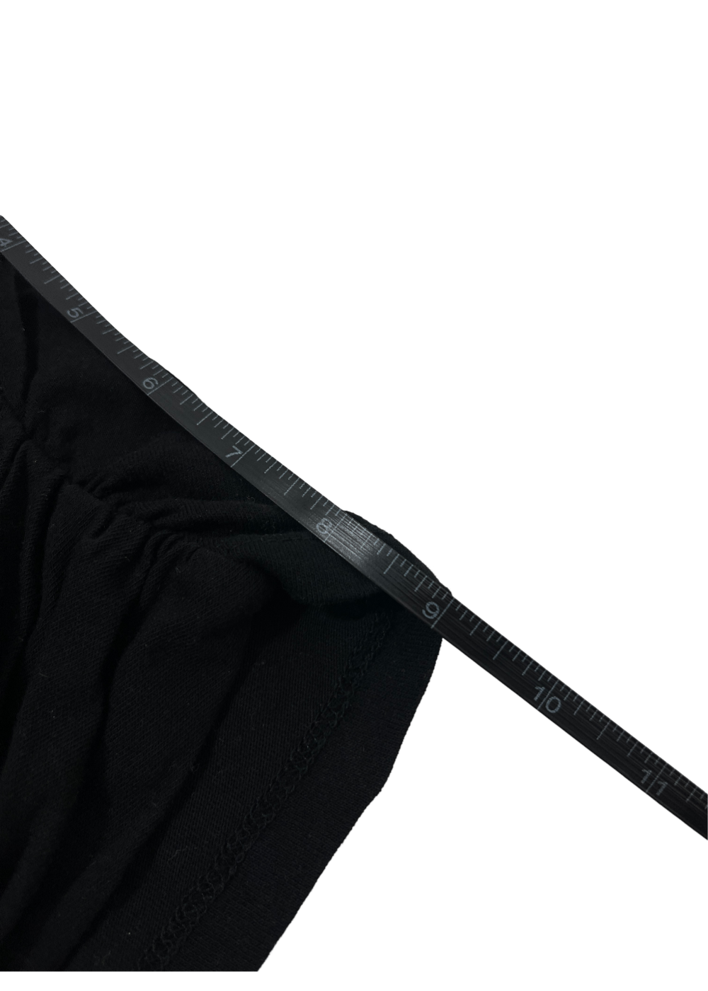 Wrap Around Long Sleeve Tee Black / Size M