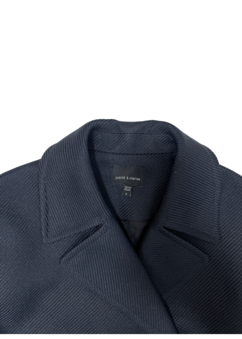 Navy Twill Jacket / Size 4
