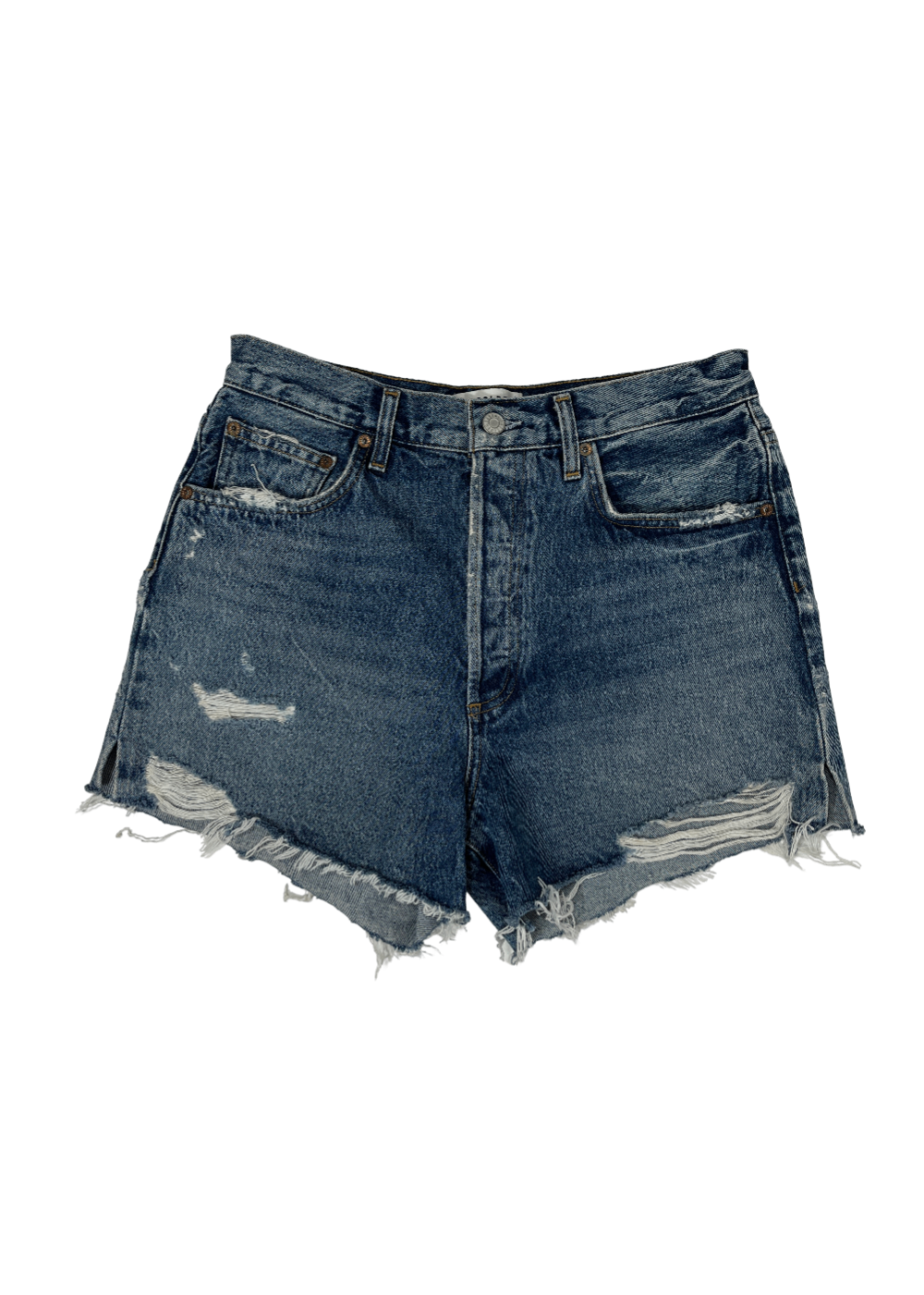 Dee High Rise Cut Off Denim Short / Size 29