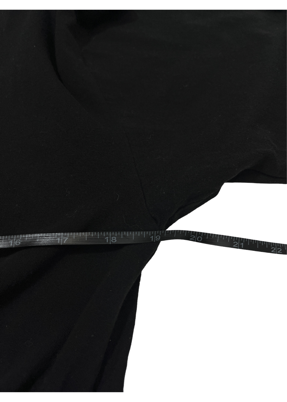 Wrap Around Long Sleeve Tee Black / Size M