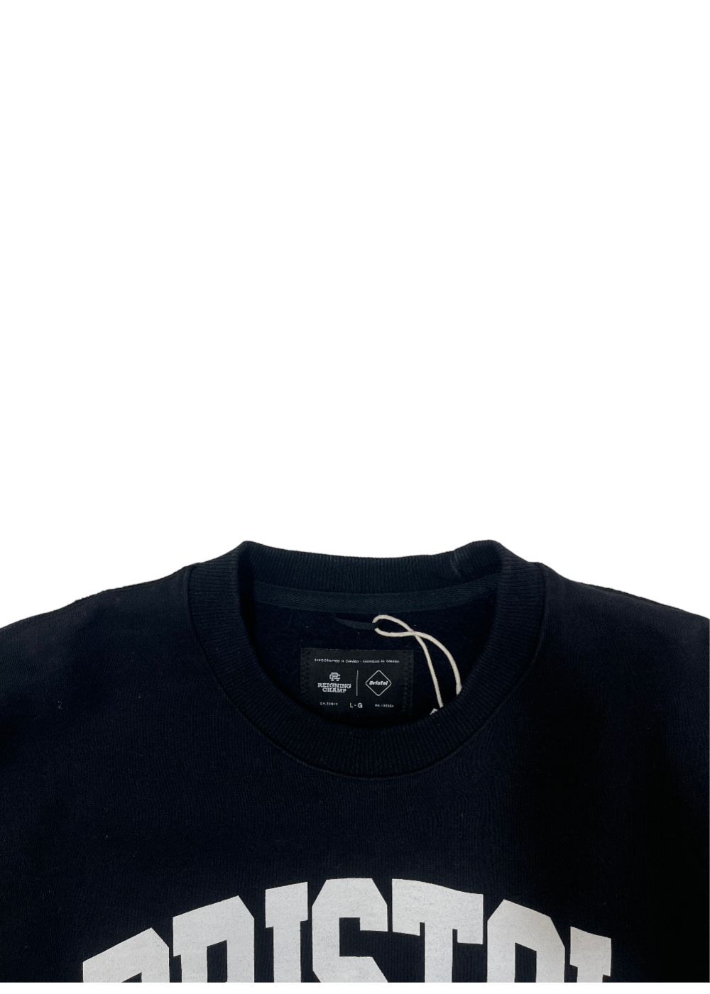 Bristol FC Relaxed Heavyweight Black Crewneck / Size L