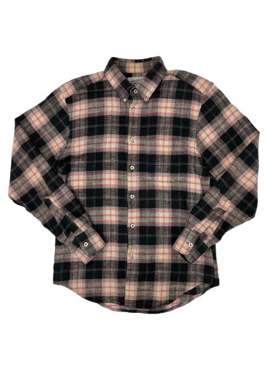 Tweedy Cotton Vintage Brushed Flannel Brown / Size M