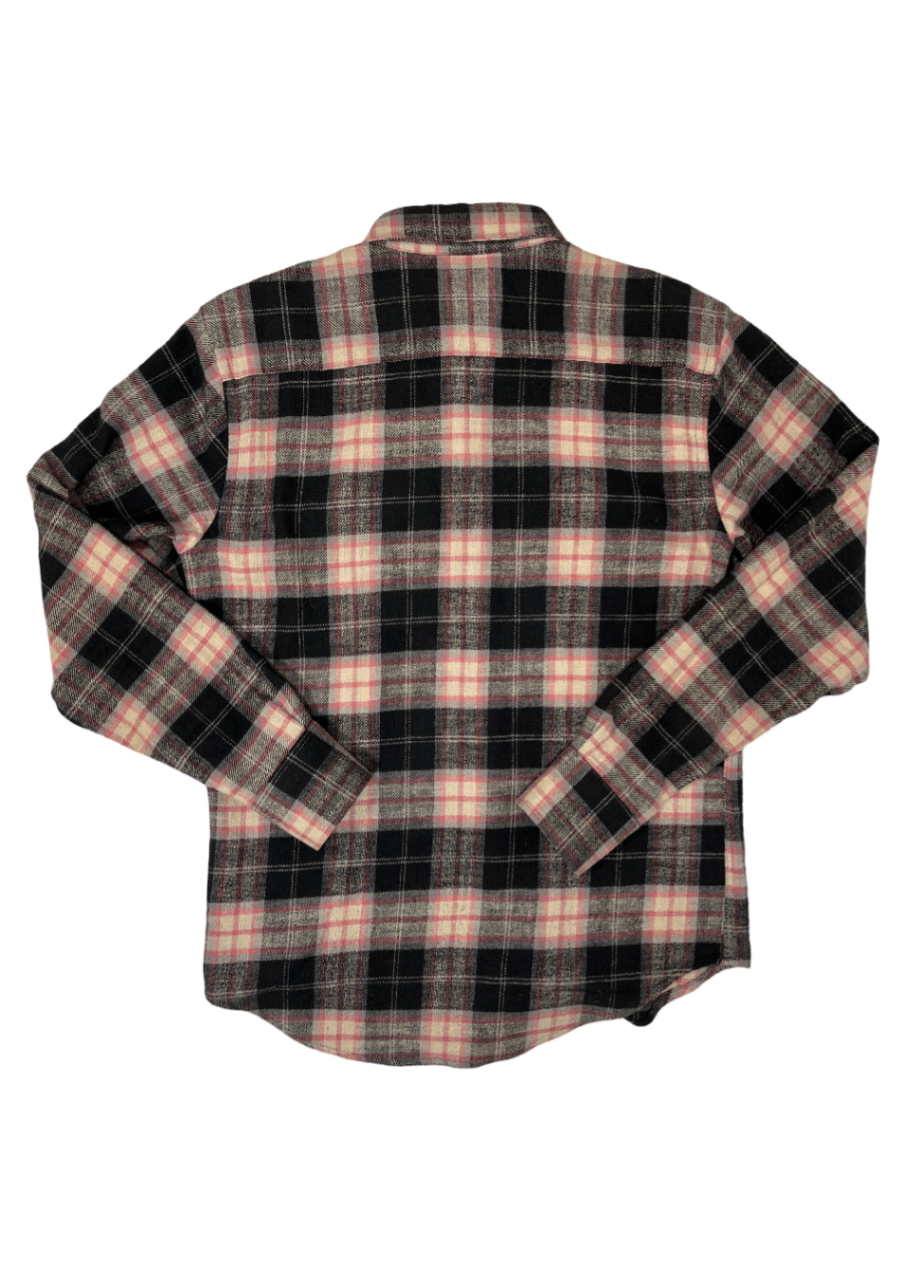 Tweedy Cotton Vintage Brushed Flannel Brown / Size M