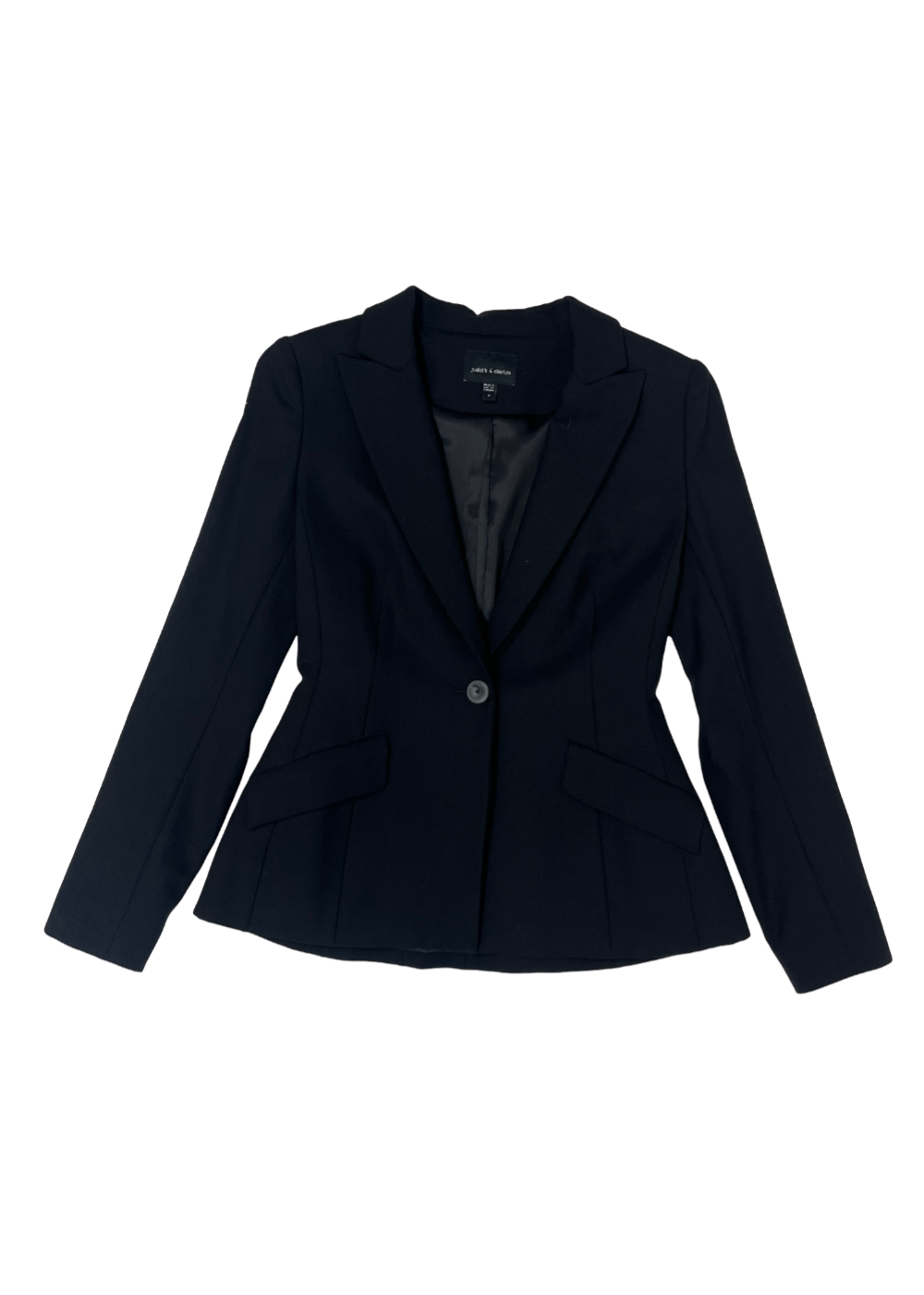 Classic Black Blazer / Size 2