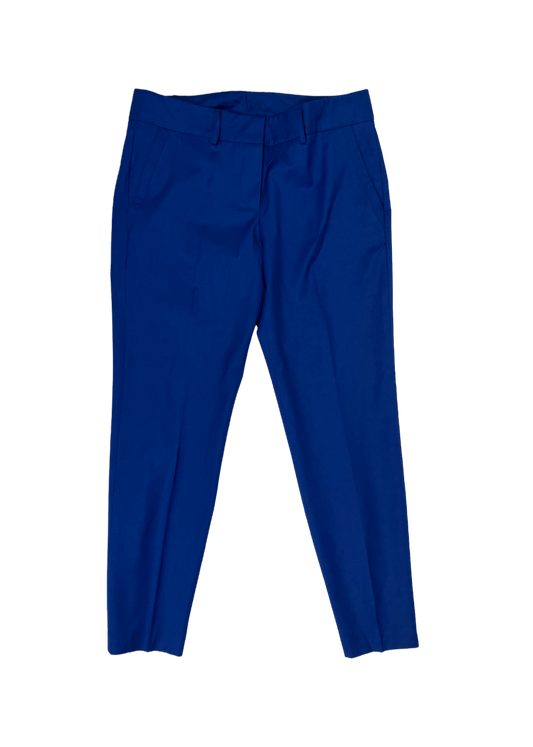 Cobalt Blue Wool Blend Trouser / Size 6