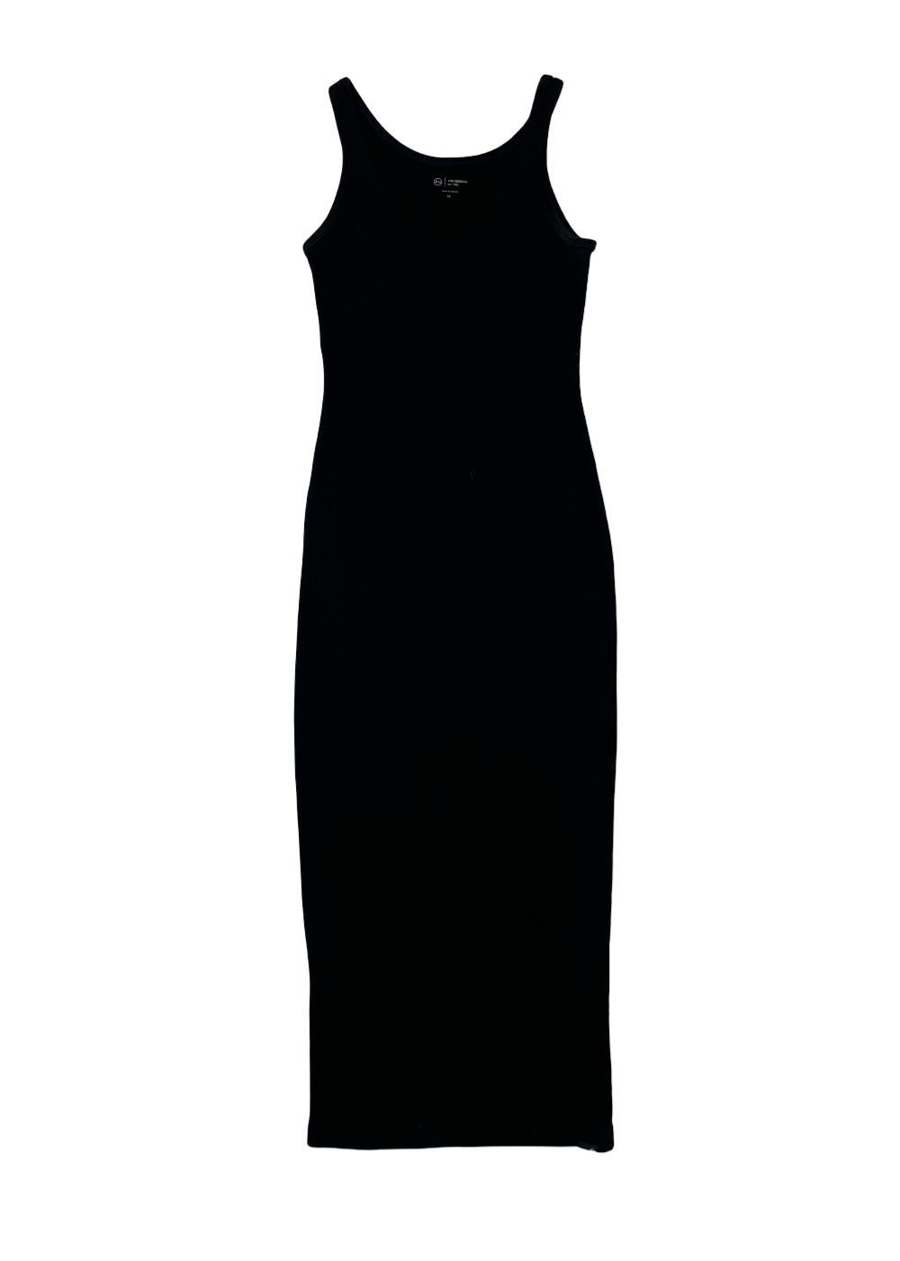 Rib Tank Maxi Dress Black / Size XS