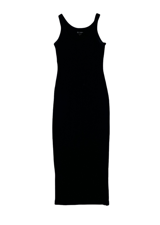 Rib Tank Maxi Dress Black / Size XS