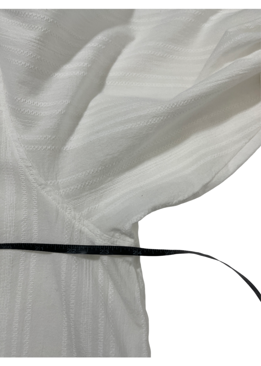 Edith Striped Dobby Blouse Off White / Size L