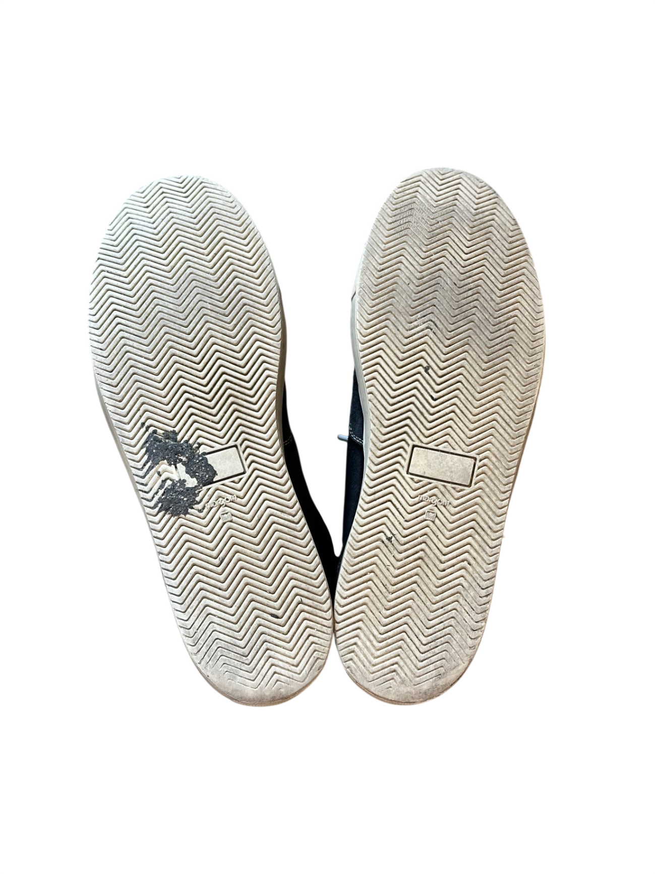 High Top Suede Sneakers Black / Size 10