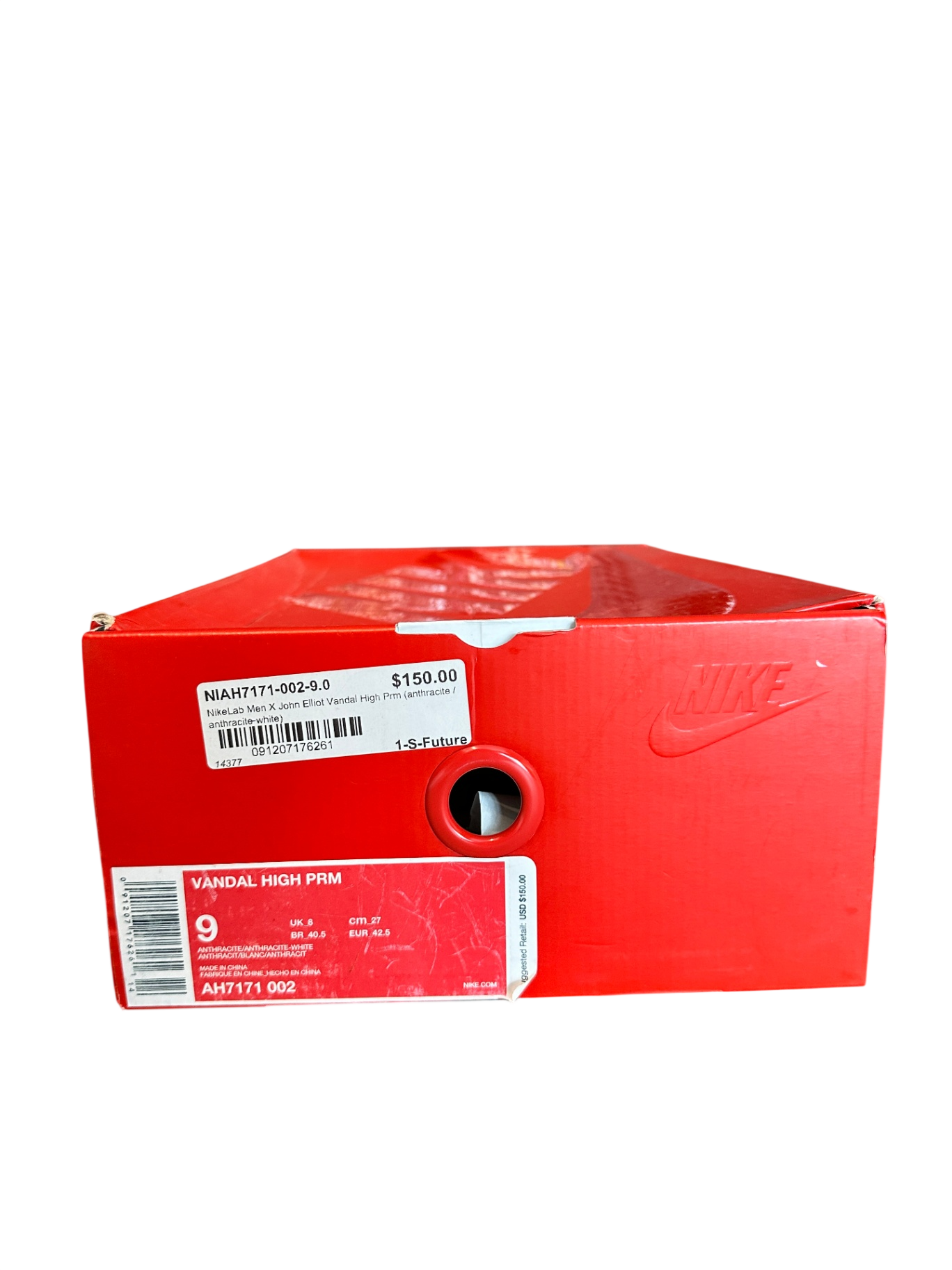 Nike x John Elliott Vandal High PRM / Size 9