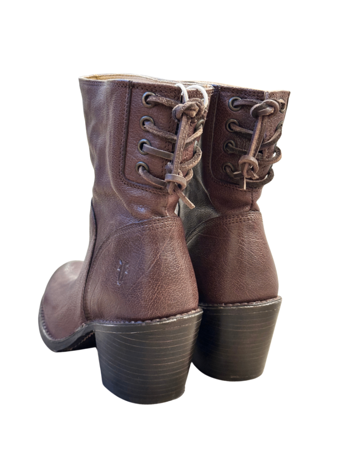 Carmen Short Back Lace Boot Brown / Size 6