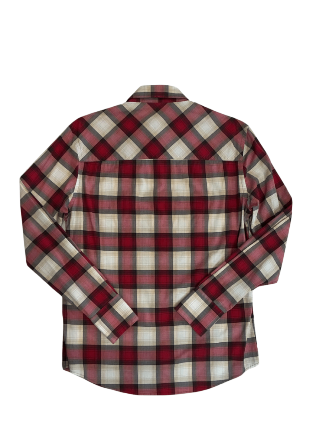 Johnny Western Plaid Button-Up Red / Size M