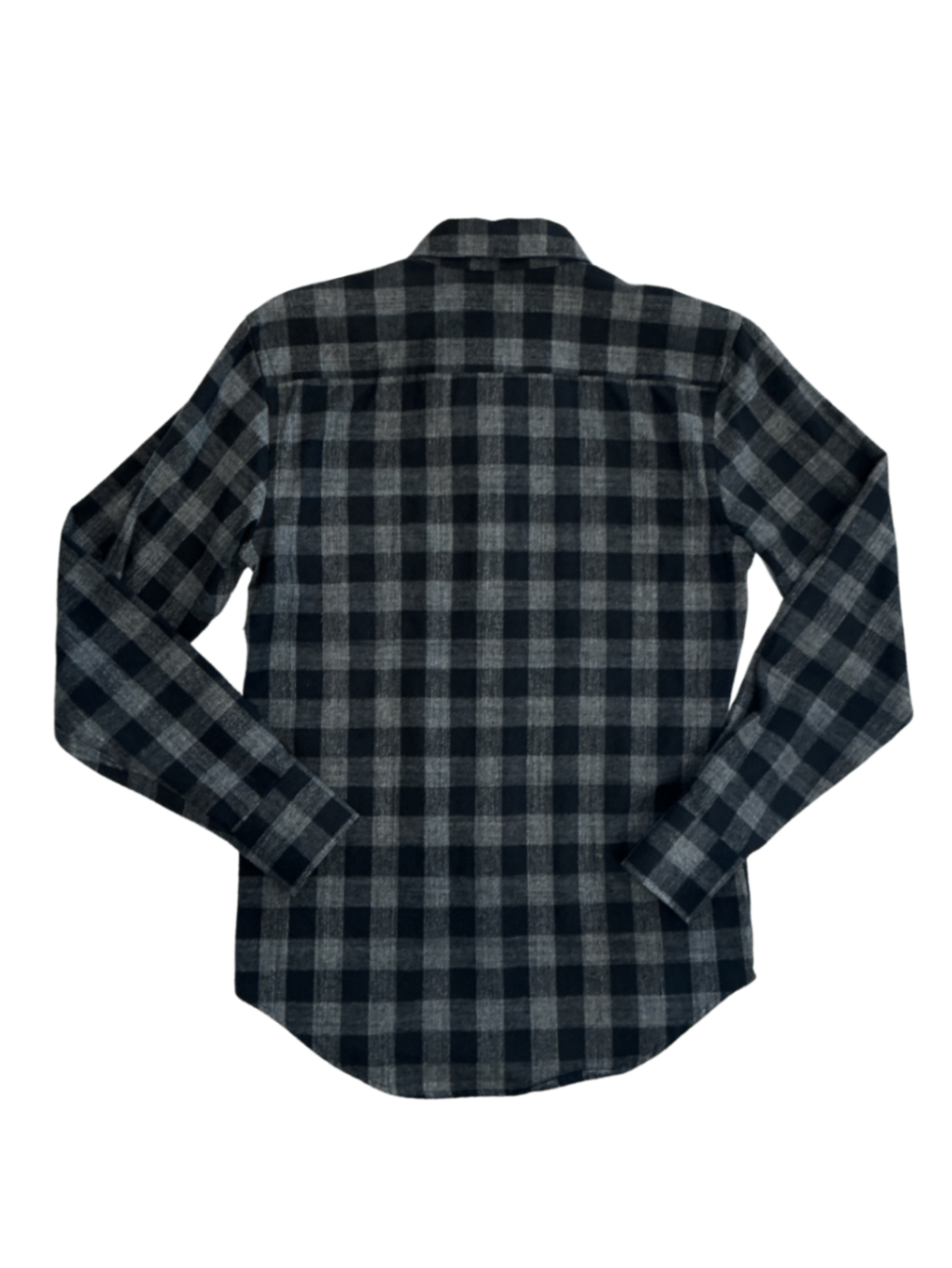 Regular Shirt Brushed Buffalo Check Grey / Size S