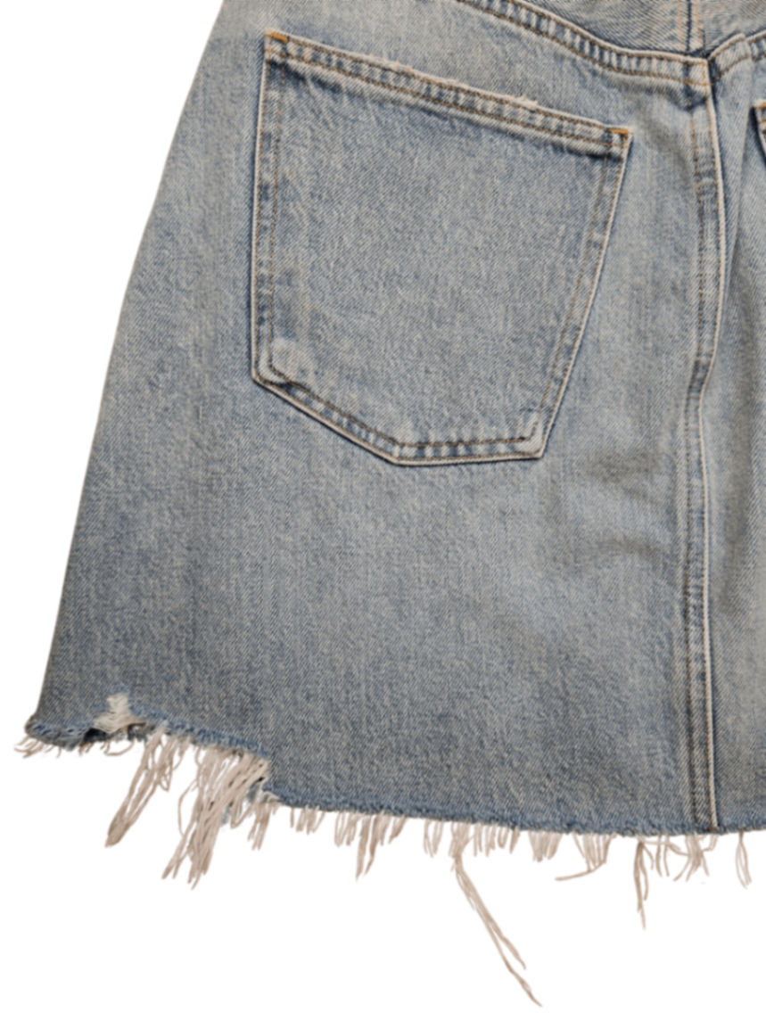 Criss Cross Skirt Light Wash / Size 28