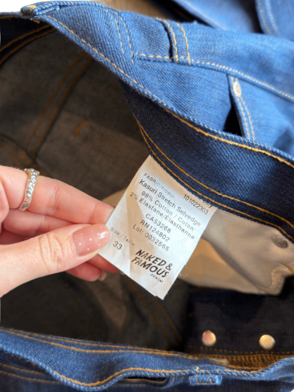 Weird Guy - Kasuri Stretch Selvedge / Size 33