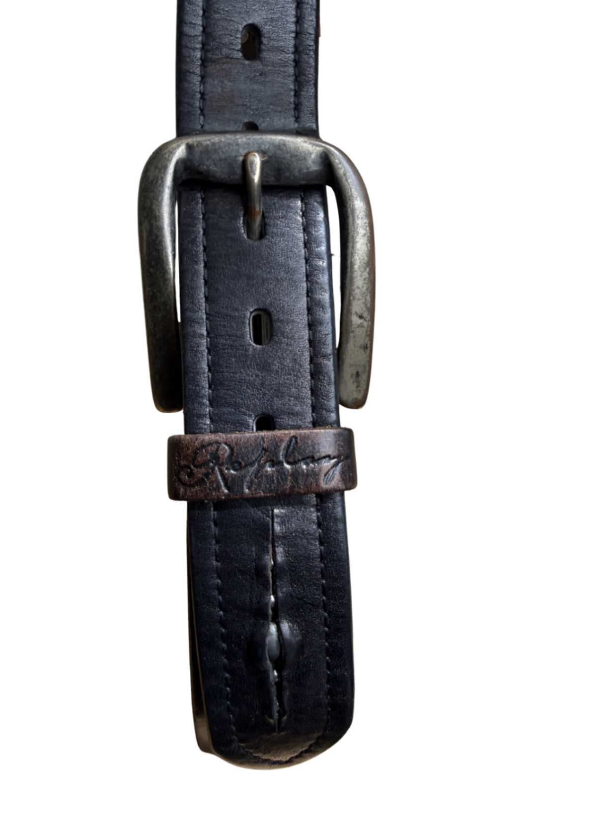 Peekaboo Studded Leather Belt / 90cm